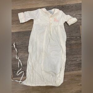 Saks Fifth Avenue White and Pink Kids Sleep Sack